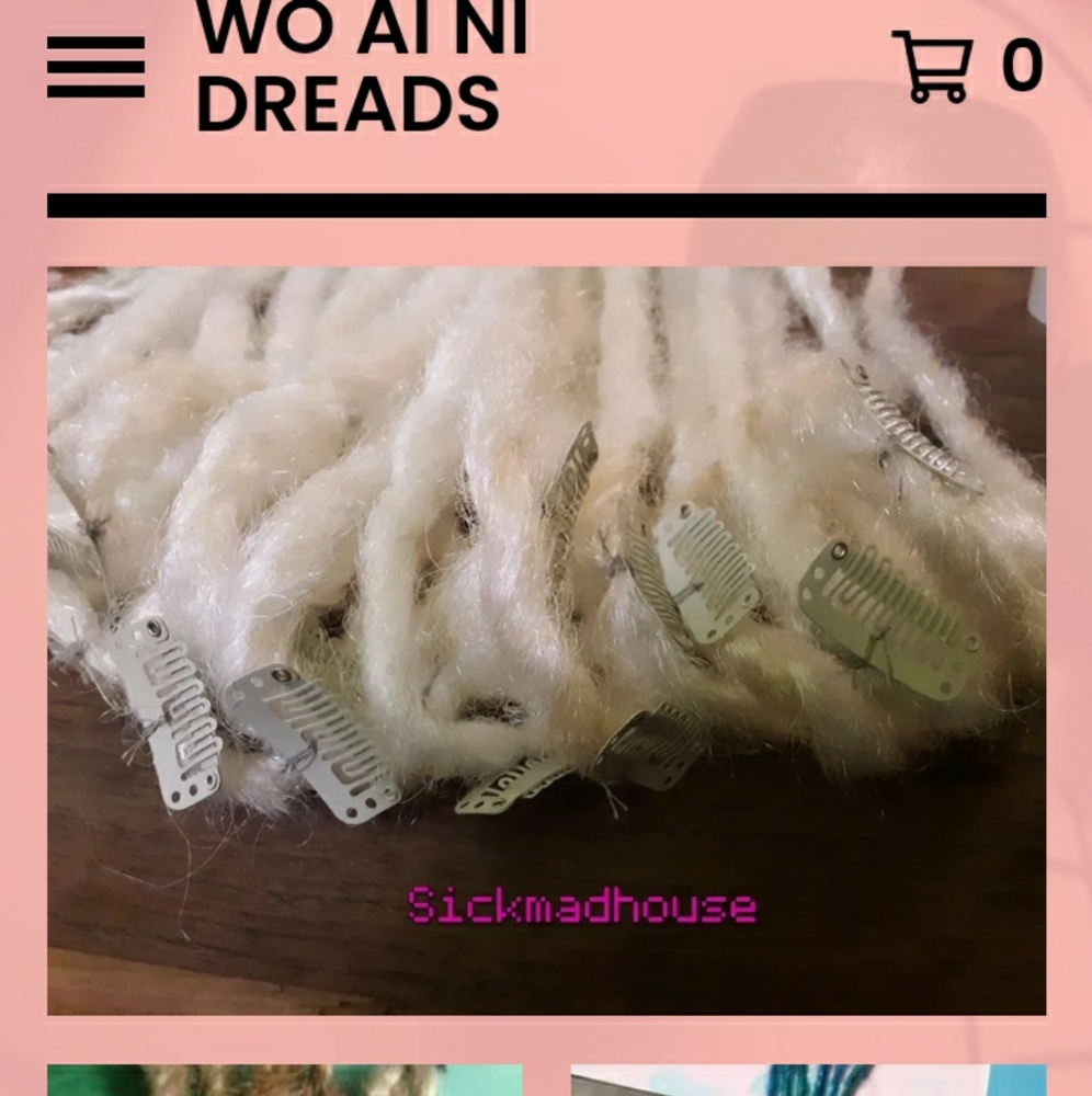 Now on Bigcartel Synthetic Dreads Dreadlocks